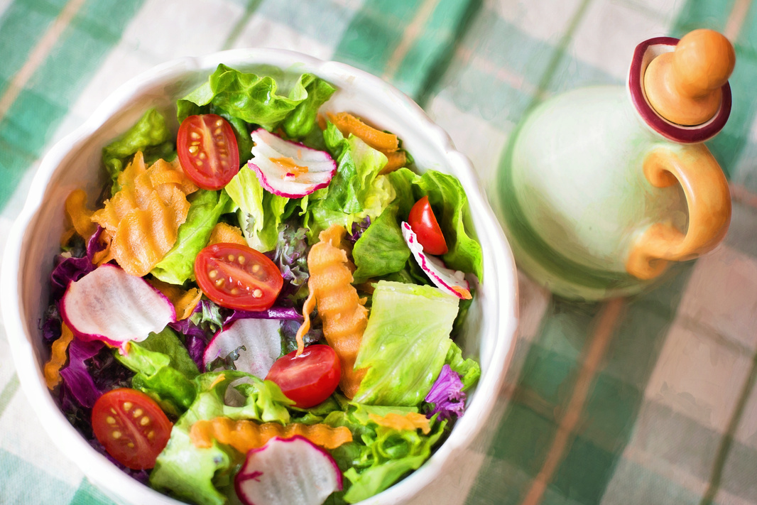 Healthy Salad in a Bowl